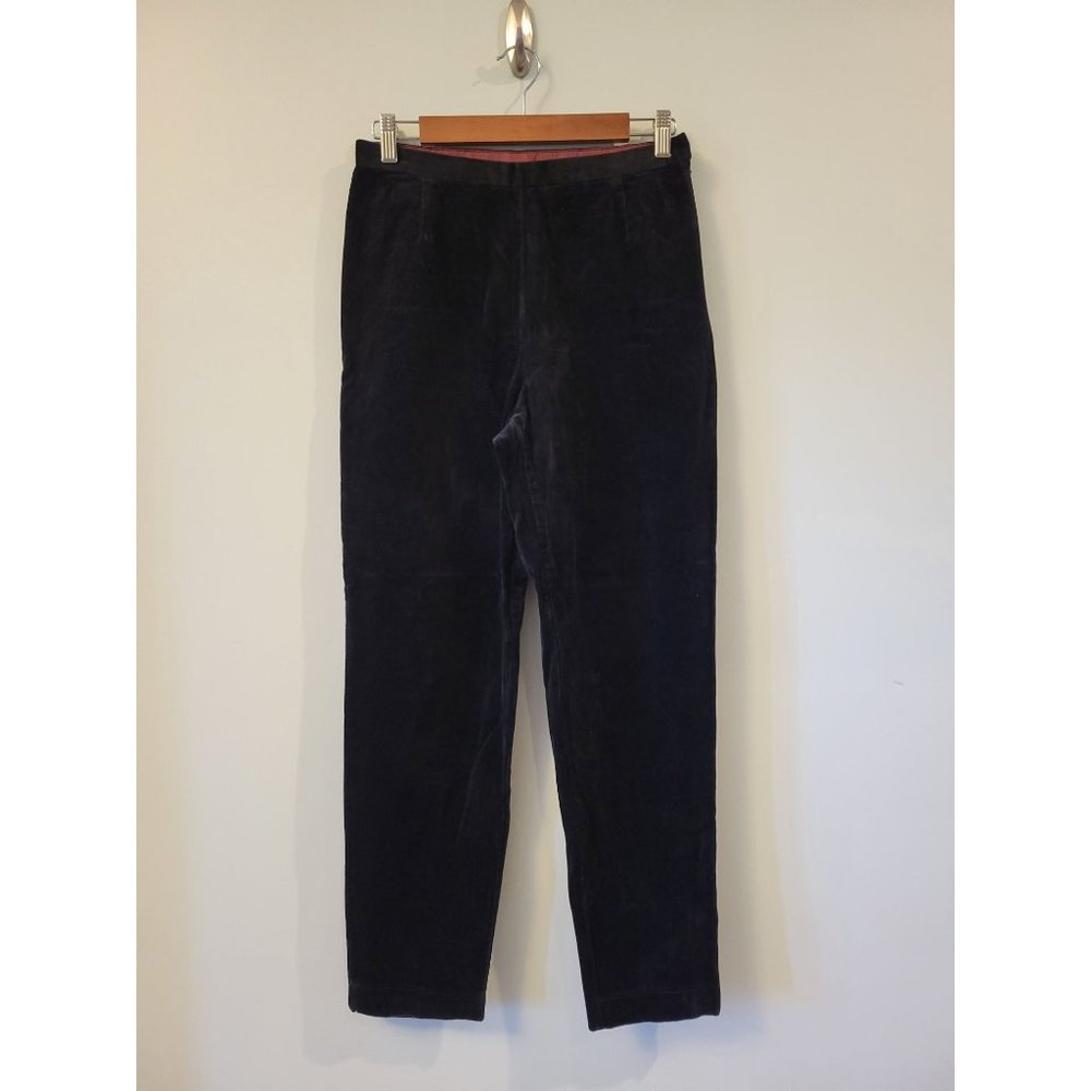 Gap Black Velvet Dress Pants
